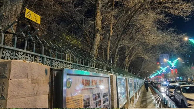 重點學(xué)校烏魯木齊68中周界安防，還得看廣拓！